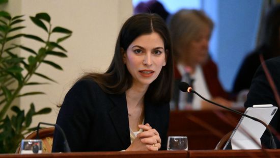 Pillangókéssel fenyegette Szentkirályi Alexandrát Magyar Péter támogatója